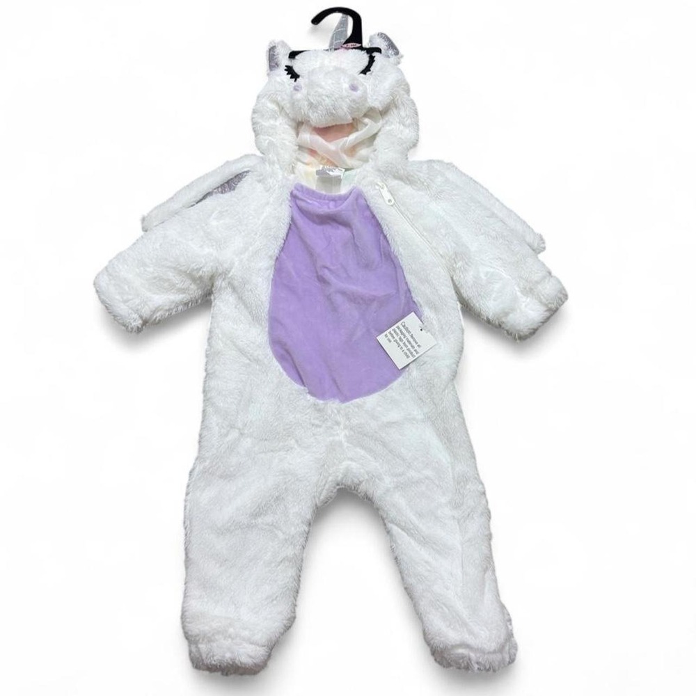NWT Infant Plush Unicorn Onesie Halloween Costume Cosplay Fairy Hyde & EEK 0-6M